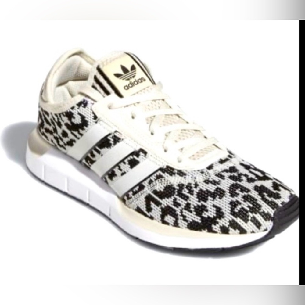 ADIDAS Swift Run X Womens Gray Leopard Shoes 7.5